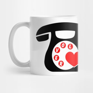 phone heart Mug